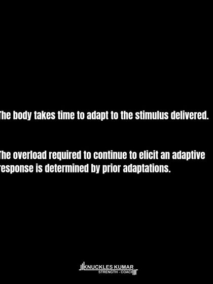 Progressive overload is one of the most misunderstood concepts. It isn't about adding weight every week. It's a reactive process based on your body's adaptation, ensuring the training stimulus remains challenging enough to drive continued progress without being excessively aggressive.