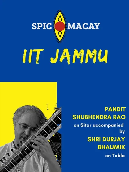 Off to Jammu to perform at IIT for SPIC MACAY. It is always a joy to travel and share music with students in different parts of the country.