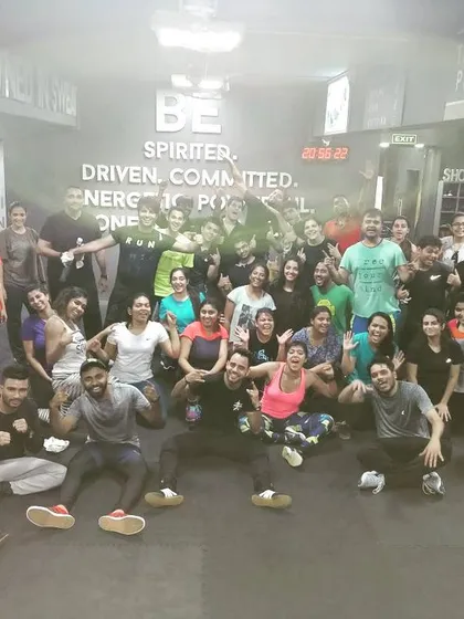 We love a good celebration. This was our first-anniversary Zumba party, and the energy was absolutely thunderous. My classes are more than just a workout; they are a community that celebrates milestones together.