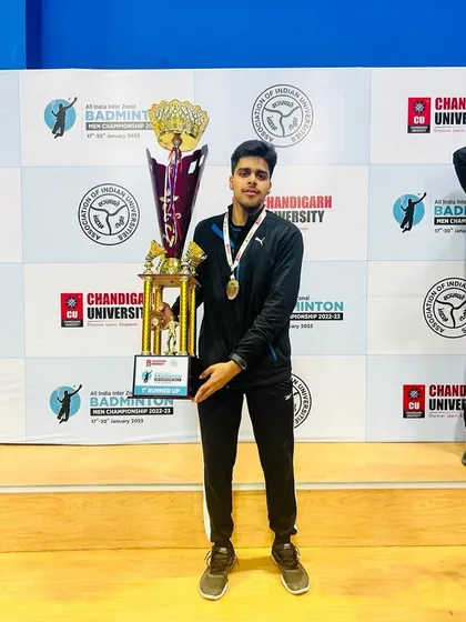 I am incredibly proud to showcase my student, Akash, with his silver medal from the All India Inter-University Badminton Championship 2023. His victory is a testament to the fact that consistent effort and dedication lead to success at the highest levels.