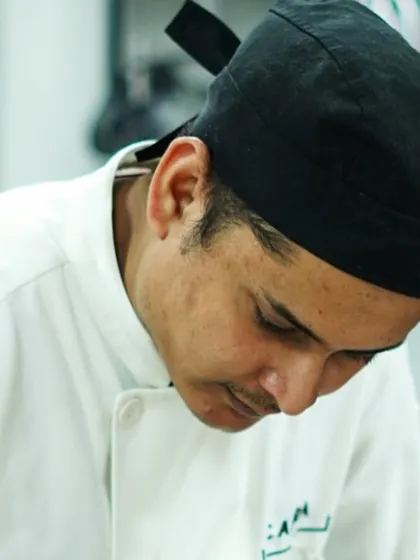 A close-up of one of our dedicated chefs. Your only as good as your last meal, and our team strives for excellence every single day.
