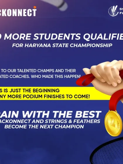 Results are our biggest trophy. We are incredibly proud that 19 of our dedicated students have qualified for the Haryana State Championship. This is a testament to their hard work and the high-performance coaching they receive here.