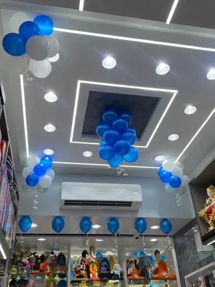 Another view of the ceiling decorations inside the newly opened gift shop.