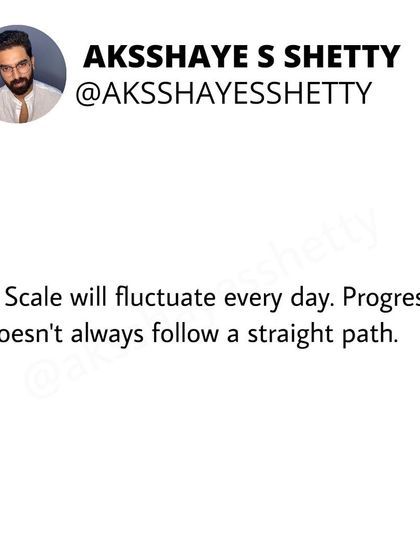 It's important to have realistic expectations. The scale will fluctuate, you can't spot-reduce fat, and you won't be perfect every day. Discipline beats motivation in the long run.