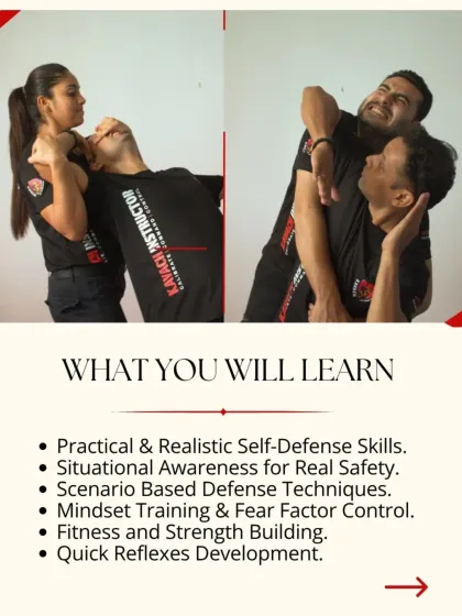Our curriculum is built on real-world scenarios. You will learn practical self-defense skills, situational awareness for real safety, and the mindset training needed to control fear and build strength.