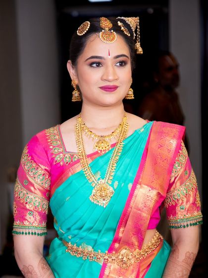 Shreeja - Bridal Makeup & Styling Timeless Muhurtham Brides photo 15