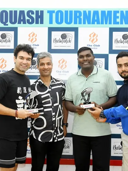 Another awards moment from our tournament at The Club. We aim to create events that are both competitive and enjoyable for all members.