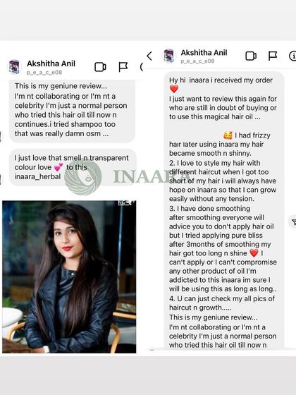 This client loves how my products made her frizzy hair smooth and shiny, and she has hope for growing her hair long without tension. She emphasizes that this is a genuine review from a normal person, not a celebrity.