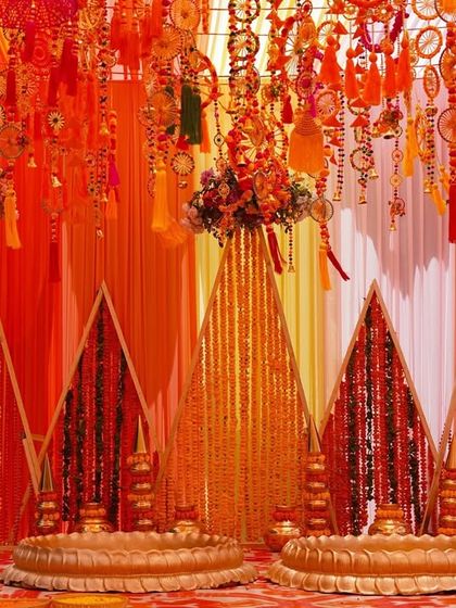 Wedding Decor Company - Wedding Event Design & Decor Radiant Haldi & Mehendi Celebrations photo 8