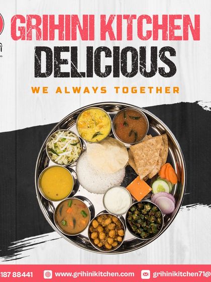 A delicious thali that brings people together. Enjoy a balanced meal with a variety of curries, rice, roti, and salad.