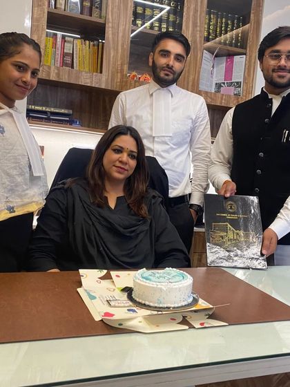 Celebrating with my team of young advocates. Wishing them all a great future ahead as they embark on their legal careers.