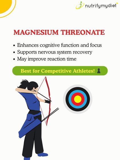 Magnesium Threonate is best for competitive athletes needing sharp focus. It enhances cognitive function, supports nervous system recovery, and may improve reaction time.