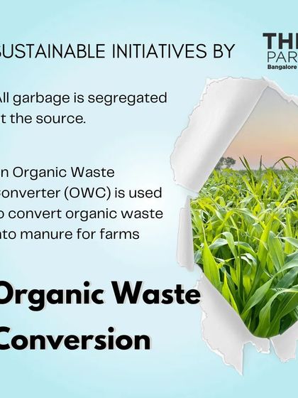 Our Organic Waste Converter (OWC) turns all our organic waste into valuable manure for farms. This initiative helps us reduce landfill waste and support local agriculture.