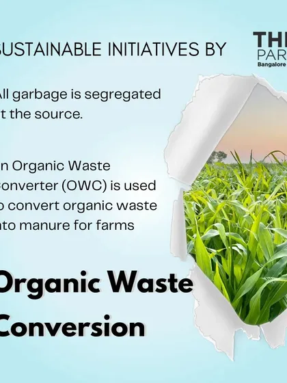 Our Organic Waste Converter (OWC) turns all our organic waste into valuable manure for farms. This initiative helps us reduce landfill waste and support local agriculture.