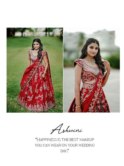 Aanchal Balaraj - Bridal Makeup & Hairstyling Featured Wedding Album: Ashwini & Jeevan photo 12