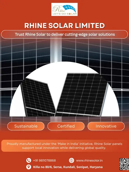 Trust me to deliver cutting-edge solar solutions. Proudly manufactured under the 'Make in India' initiative, my sustainable, certified, and innovative panels support local innovation while delivering global quality.