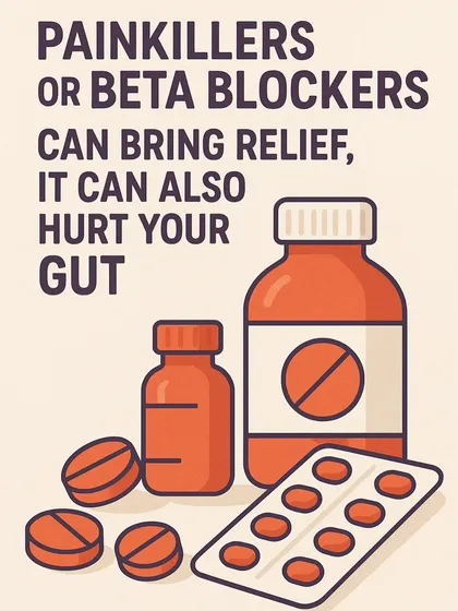 Many people take painkillers or beta blockers for relief without knowing the damage they can do to the gut. This is a perfect example of a short-term fix creating a long-term problem. My method is to find and heal the root cause, not just silence the symptoms.