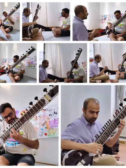 Let music do the rest. I offer sitar classes for all age groups starting from 10 years onwards. It is a beautiful journey that brings immense positivity and peace into one's life.
