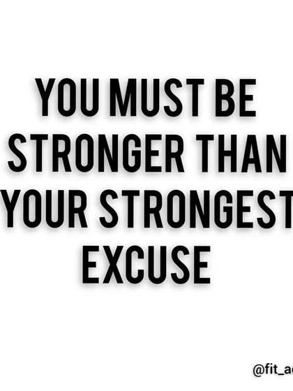 Your excuses for not working out or not eating right are strong. You must be stronger. I help you build the mental and physical strength to overcome your strongest excuse.