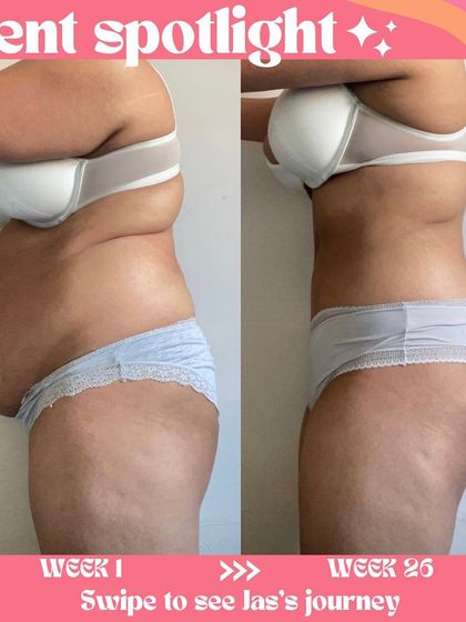 The full transformation for Jas, week 1 vs week 26. She completely changed her mindset and took control of her life. I'm so proud of her journey.