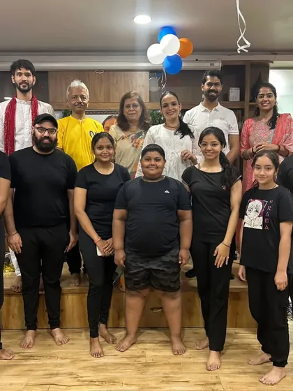 This is our yoga family. We are a close-knit community of individuals from all walks of life, united by our practice and support for one another. When you join our studio, you join a family.