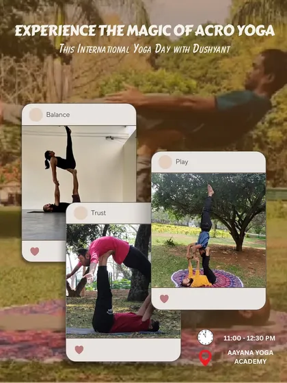 Acro yoga is our favorite way to practice trust, communication, and balance. It’s a playful dance between partners that builds strength and connection, one laugh at a time.