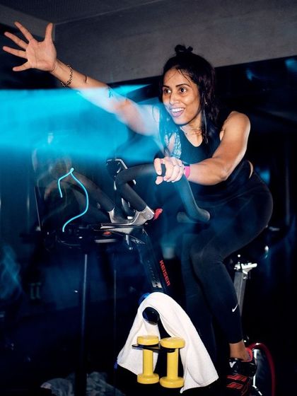 The energy of the ride captured in a motion blur. We're making the most of our last few weeks at Infantry Road.