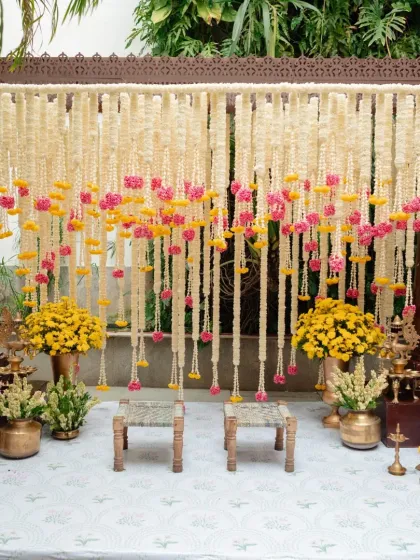 Crimson and Cherry - Wedding Design & Styling Vibrant Haldi & Mehendi Moments photo 36