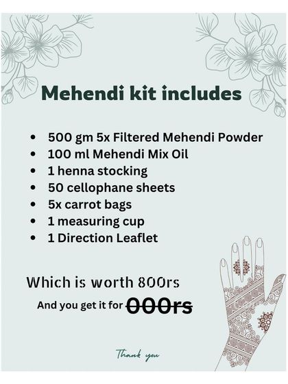 Khushi Jain - Mehendi Training Your Mehendi Course: Syllabus & Starter Kit photo 11