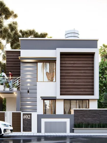 This is the original 3D architectural render for the completed project. This visualization process allows my clients to see and approve every detail before construction begins, ensuring the final result matches their dream perfectly.