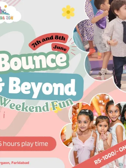 Our Bounce & Beyond weekend fun event offered 1.5 hours of playtime for a special price, perfect for a weekend outing with friends.