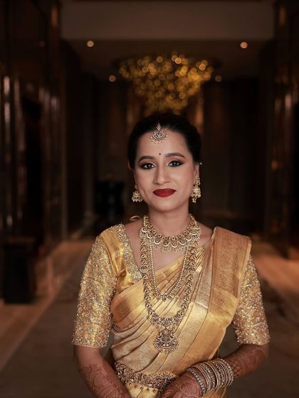 Himabindu - Bridal Makeup Classic South Indian Muhurtham Looks photo 26