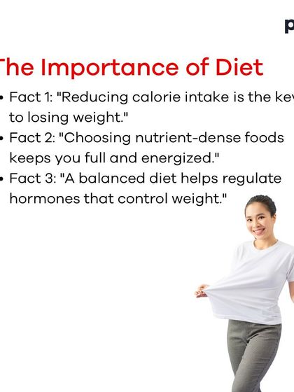 This series tackles the "Diet vs. Exercise" debate. It explains the importance of both, with diet being key for creating a calorie deficit and exercise for boosting metabolism and building muscle. The winning combination is always both.