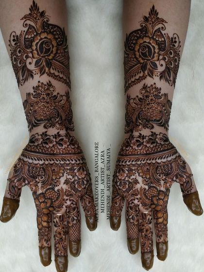 Azra Mehendi - Mehendi Artistry Full Bridal Mehendi photo 27