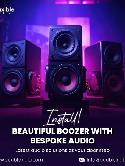 We design and install bespoke audio for beautiful spaces. This setup shows how high-performance speakers can be integrated into a bar or lounge design, providing exceptional sound quality without compromising on aesthetics.