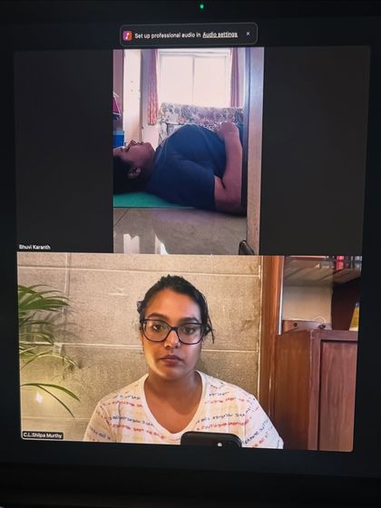 A snapshot from a recent online breathwork session. A prominent message that came through was to not use logic everywhere and instead drop into the heart space. It is an honor to hold space for such profound healing.
