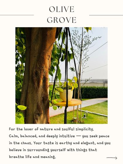 This is our 'Swing Story' macrame hanger in Olive Grove, a deep, earthy green for the lover of nature. The 4-foot long piece comes with a round wooden shelf, perfect for creating a soulful and elegant nook in your home.