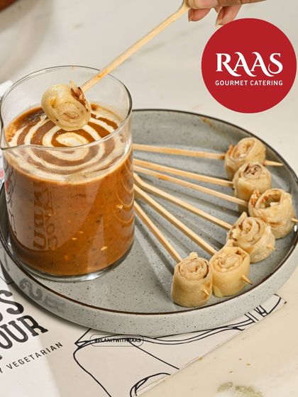 My signature Dal Makhani served in a modern fondue style. Guests can dip skewers of soft, bite-sized naan into the creamy dal, making it a unique and engaging dining experience.