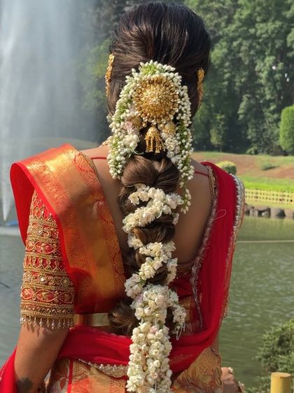 South Indian Bridal Drapes photo 45