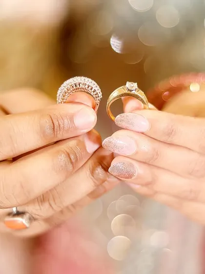 A close-up of the engagement rings, symbolizing a promise of forever. I believe in capturing the details that matter, as these small elements hold the biggest stories of your commitment.