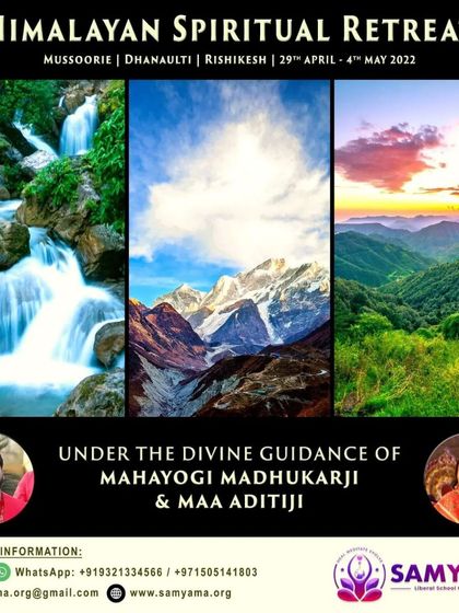 This poster for our Himalayan Spiritual Retreat reminds us that taking care of the SOUL is essential. Our retreats are designed to nourish you at the soul level with powerful meditation and divine energies.