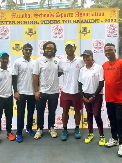 The TenniStation coaching team at the Inter-school MSSA tournament 2023. We are proud to contribute to events that promote youth sports.