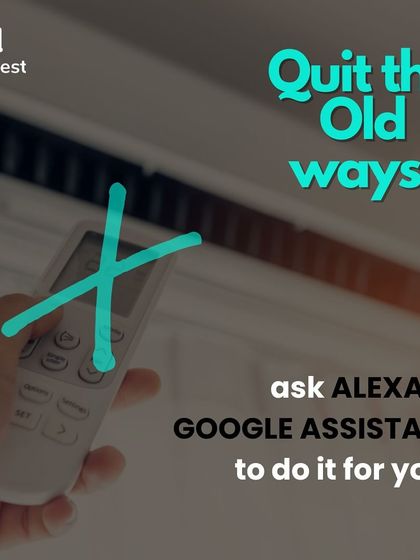 Quit the old ways of fumbling for remotes. Just ask Alexa or Google Assistant to control your AC for you. That's the LazyNest way of life.