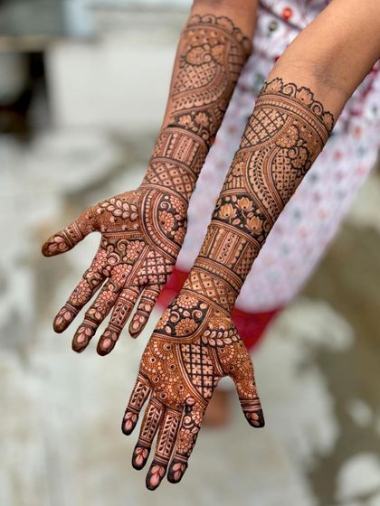 Mitali - Bridal Mehendi Full Bridal Mehendi (Hands) photo 131