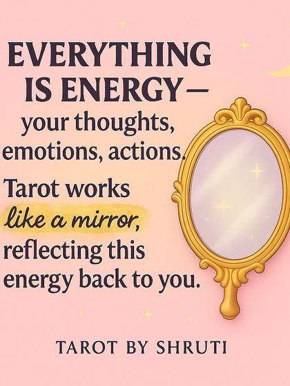 How Tarot Actually Works. This series explains that Tarot is not about predicting a fixed fate. It's an energy reading that acts as a mirror, reflecting your thoughts and emotions back to you to provide clarity and guidance.