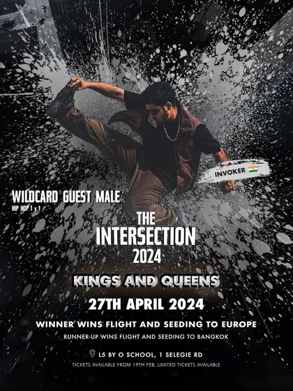 I was invited as a wildcard guest for 'The Intersection 2024' battle in Singapore. The winner gets a flight to Europe, showing how big the stakes are getting.