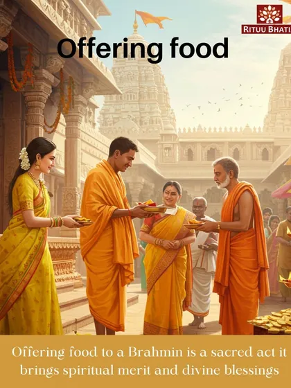 Offering food to a Brahmin or anyone in need on Akshaya Tritiya is a sacred act. It is believed to bring immense spiritual merit (punya) and divine blessings, creating a cycle of abundance in your life.