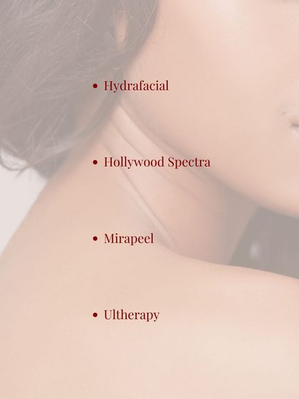 We offer a range of US-FDA approved treatments like Hydrafacial, Hollywood Spectra, and Mirapeel to keep your skin healthy and radiant.