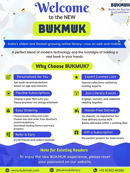 Wondering why you should choose Bukmuk? We offer personalized recommendations, expert curated lists, flexible subscriptions, and hassle free delivery. It's the perfect blend of modern technology and the nostalgia of holding a real book.