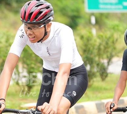 Two young riders show their grit, competing side-by-side. My races include categories for U-18, providing a platform for the next generation of road cycling talent.